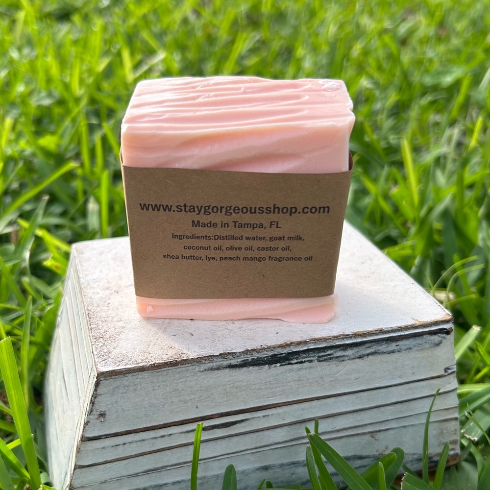 Peach Mango Handmade Goat’s Milk Soap - Picture 5 of 5
